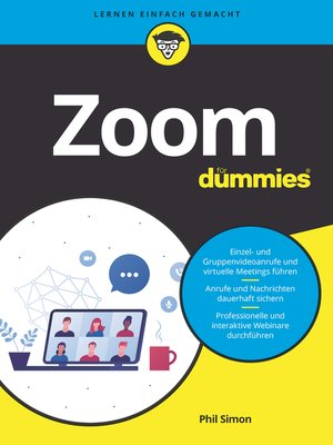 cover image of Zoom f&uuml;r Dummies